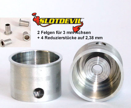 Slotbox/Slotdevil (Axel Umpfenbach) - 2,38 mm (3/32) Felgen